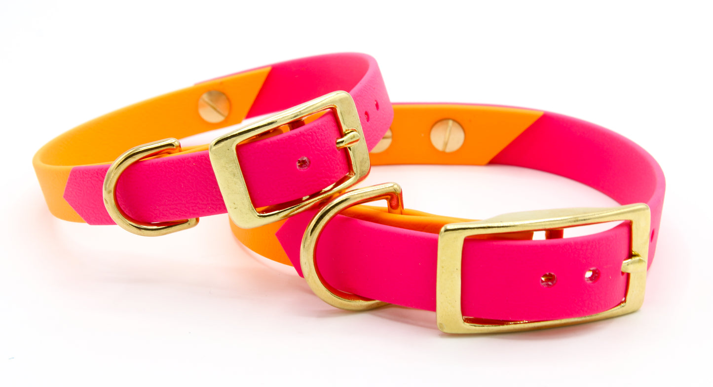 BioThane® Halsband zweifarbig | Modell "Whispered"