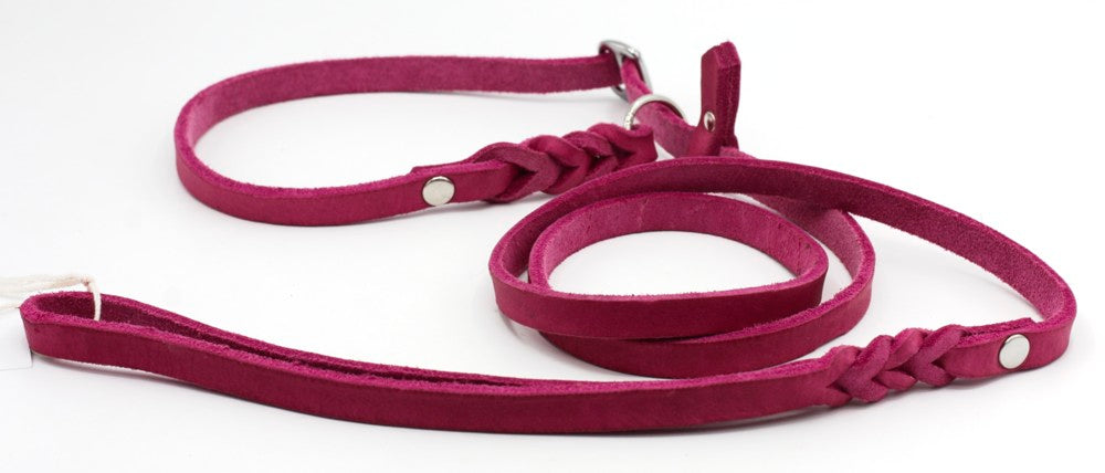 Handgemachte Fettleder Retrieverleine
