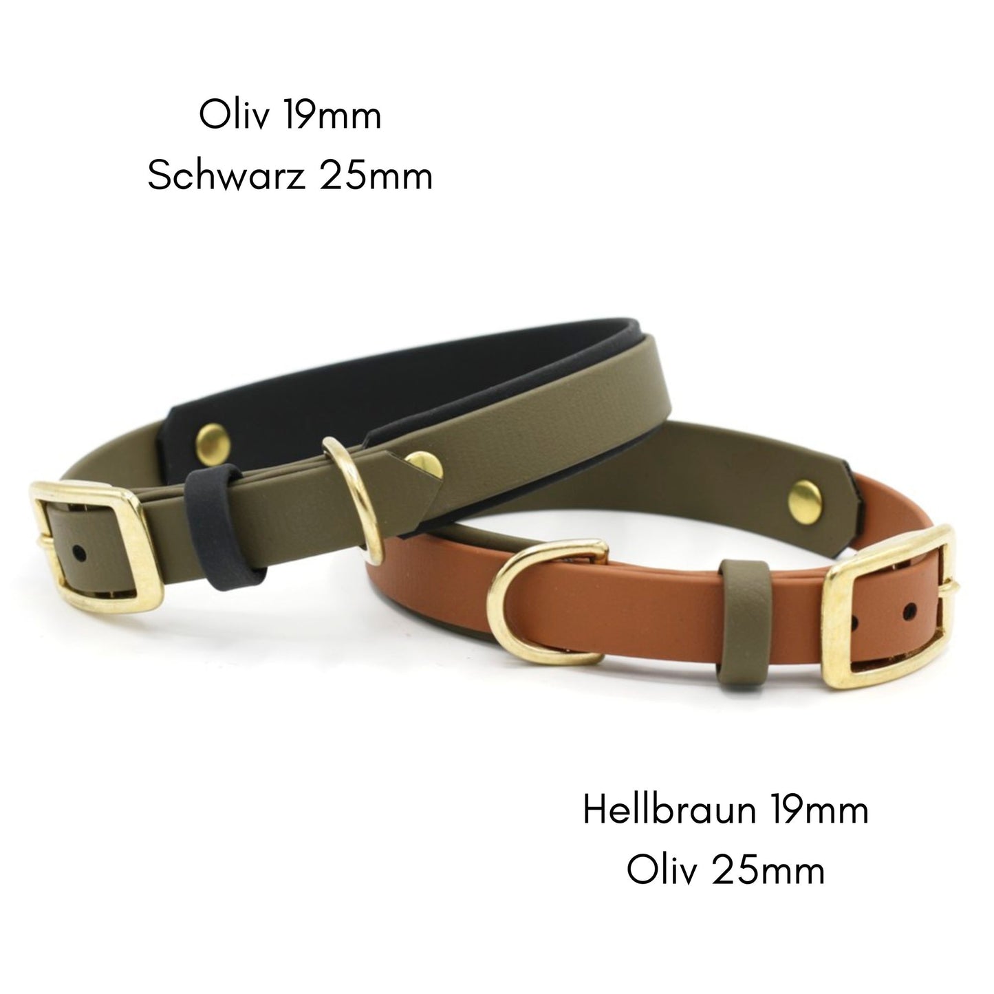 BioThane® Halsband zweifarbig | Modell "Layered"