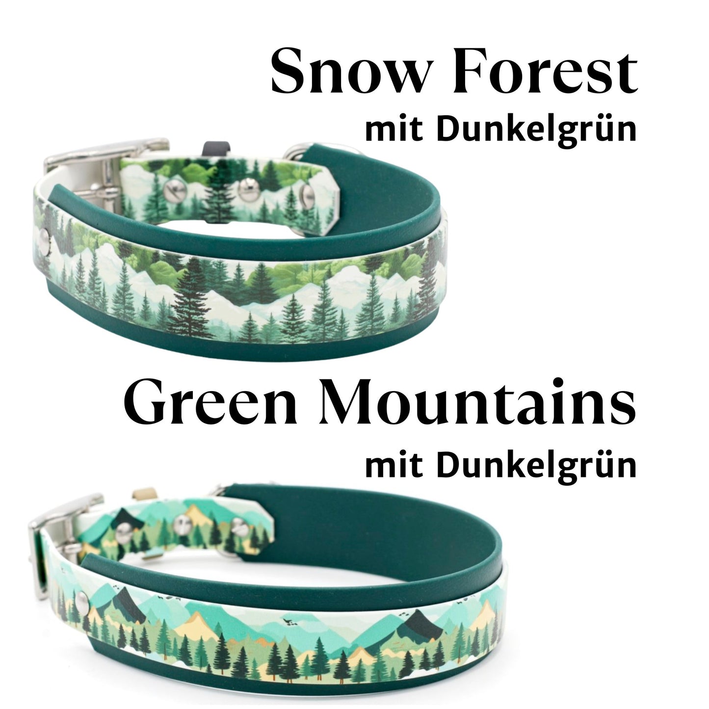 Print BioThane® Halsband | Modell "Layered"