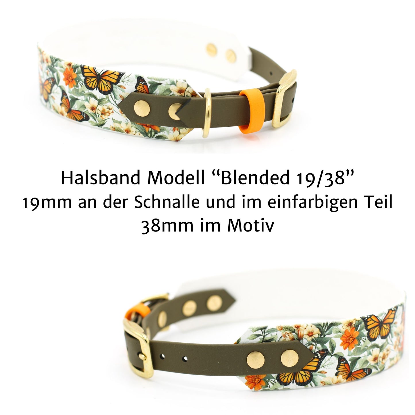 Print BioThane® Halsband | Modell "Blended"