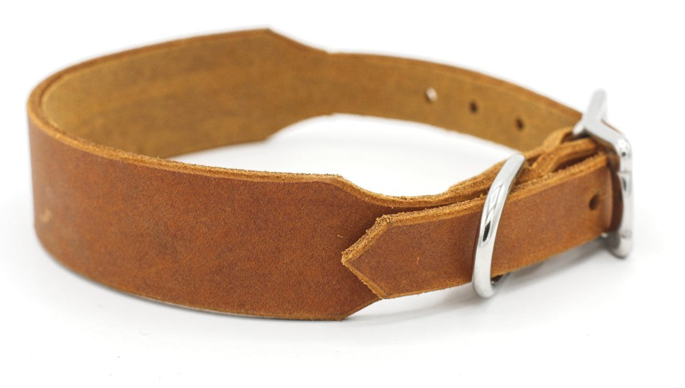 Handgemachtes Fettleder Halsband