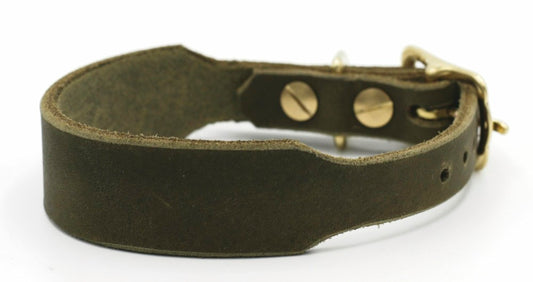 Handgemachtes Fettleder Halsband