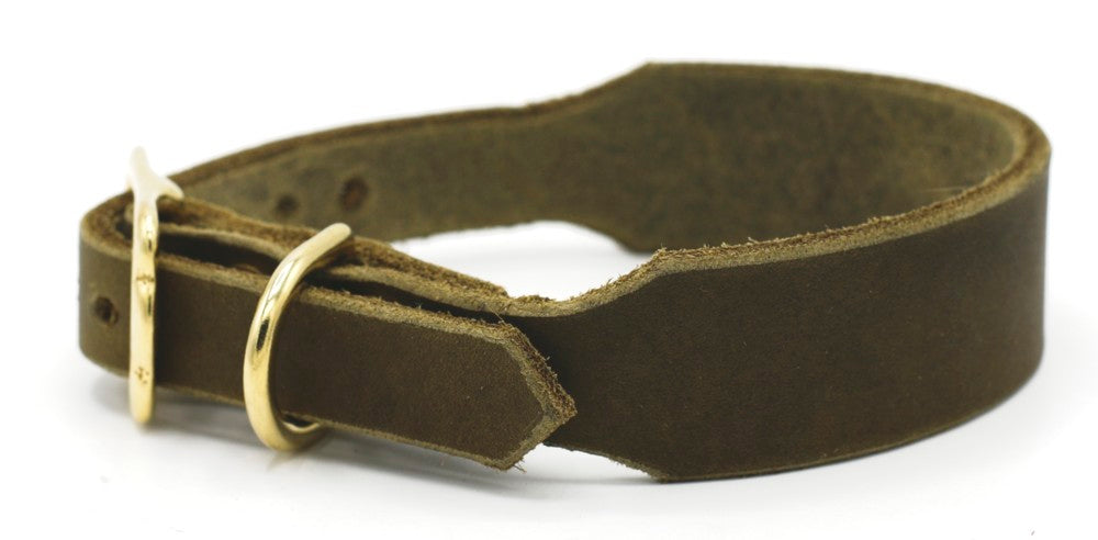 Handgemachtes Fettleder Halsband