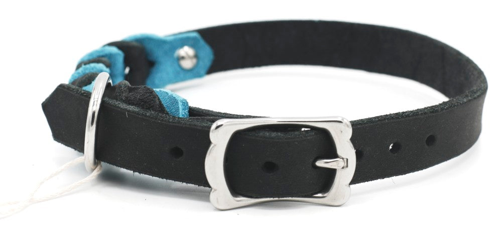 Fettleder Halsband „Awesome“| Breite 20mm | HU 41-47cm
