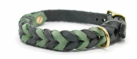 Handgemachtes Fettleder Halsband