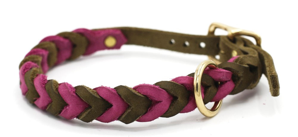 Handgemachtes Fettleder Halsband