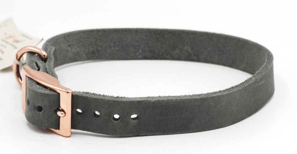Handgemachtes Fettleder Halsband