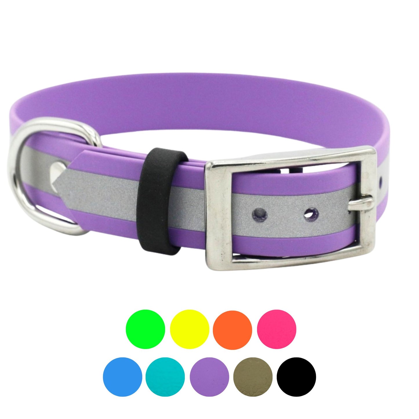 BioThane® Halsband reflektierend | Modell "Basic"