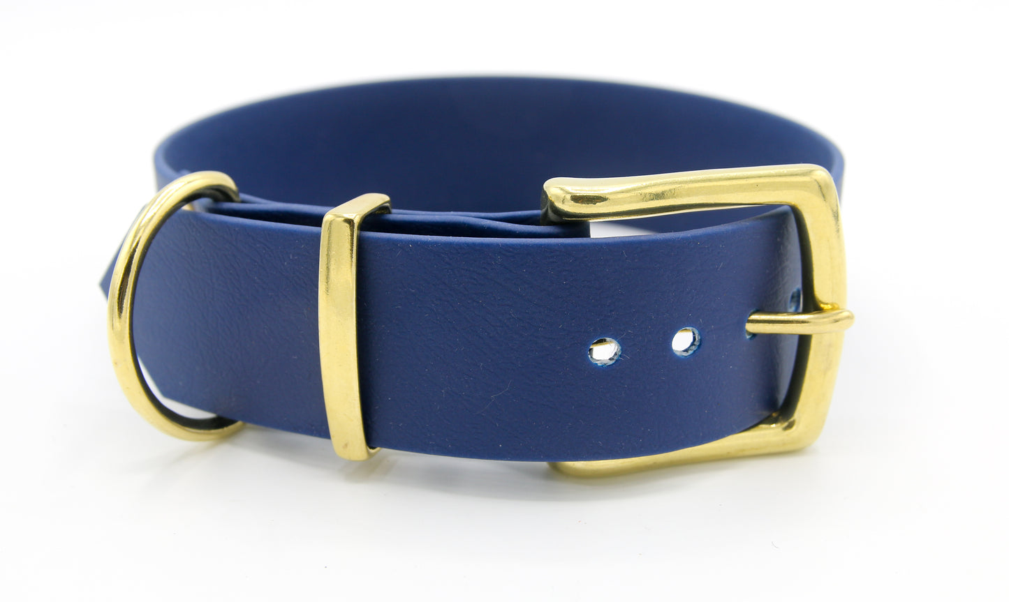 BioThane® Hundehalsband mit Messing-Schnalle | Modell "Statement" | 38mm breit