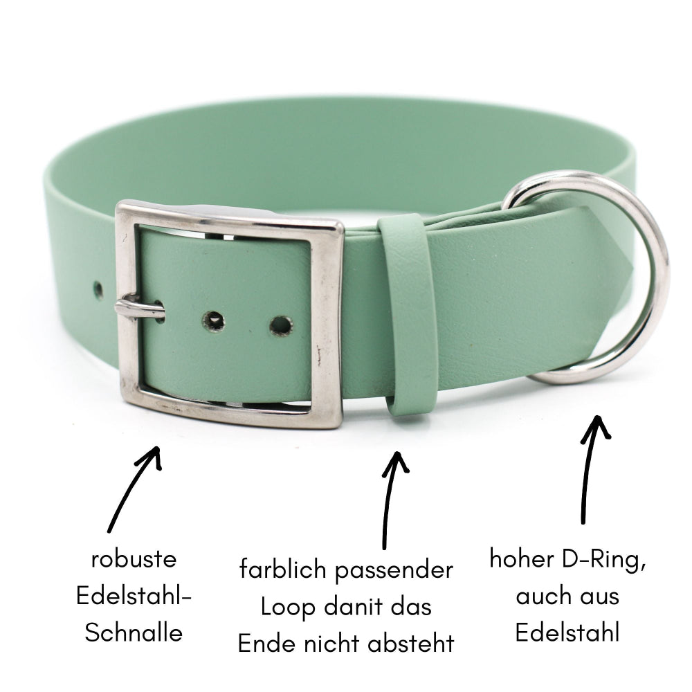 BioThane® Hundehalsband | Modell "Basic" | 38mm breit