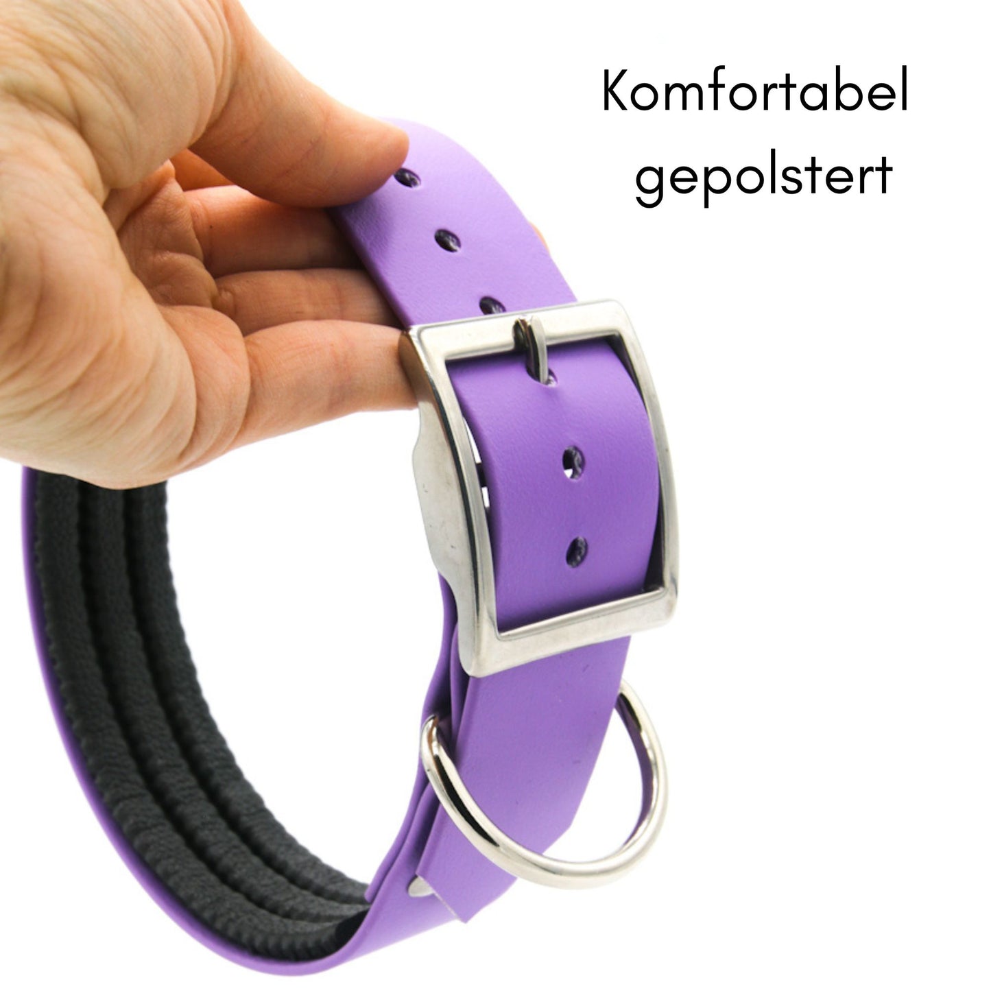 BioThane® Hundehalsband | Modell "Basic" | 38mm breit