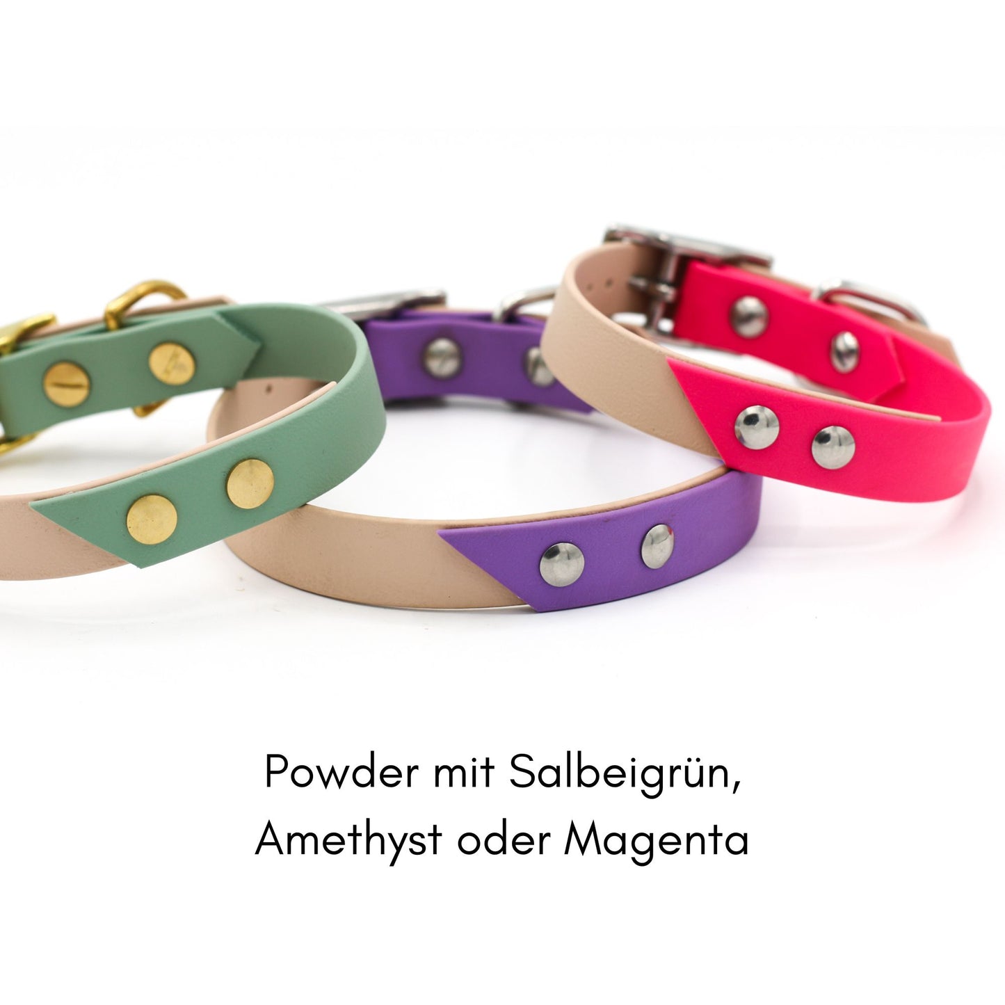 BioThane® Halsband zweifarbig | Modell "Whispered"