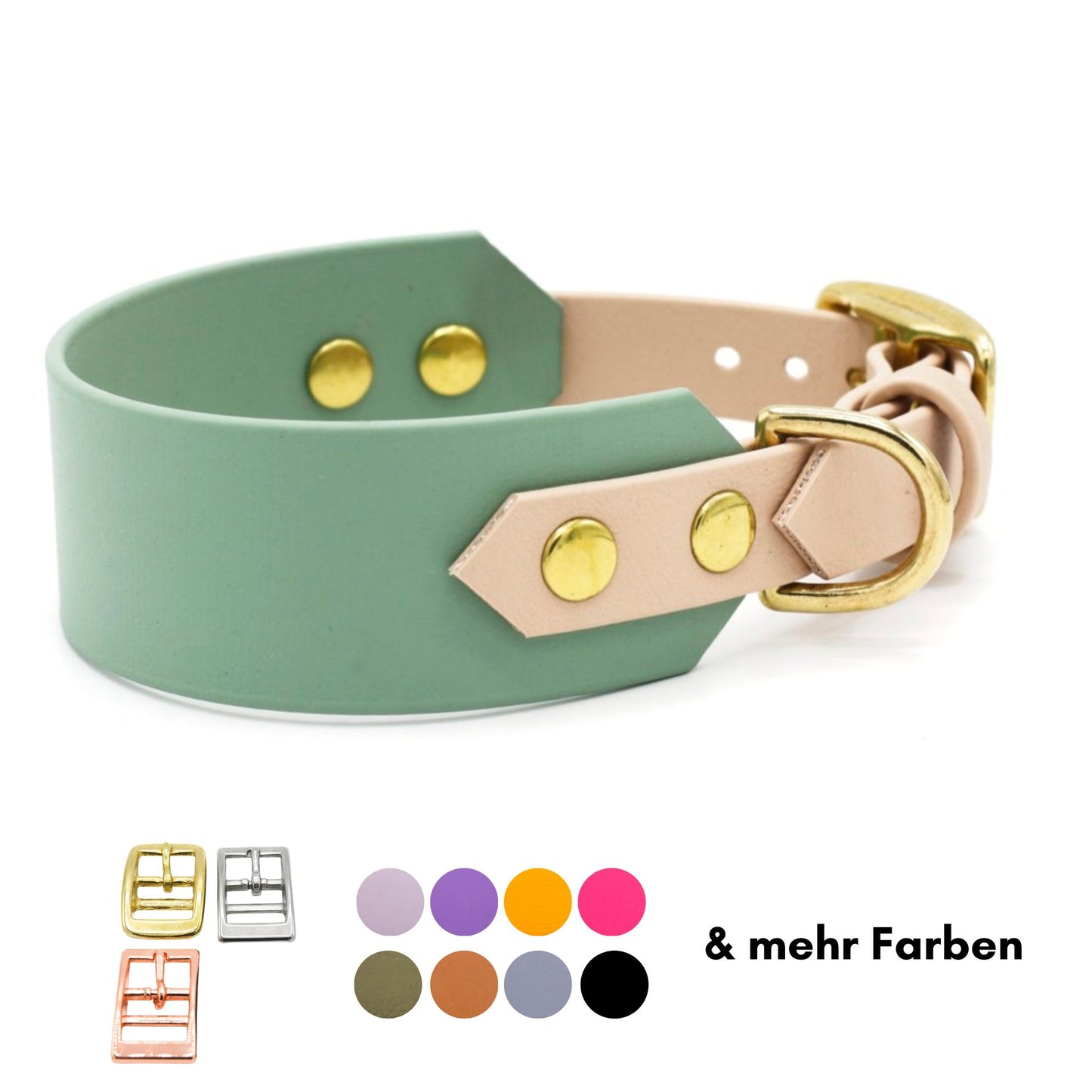 BioThane® Halsband zweifarbig | Modell "Blended"