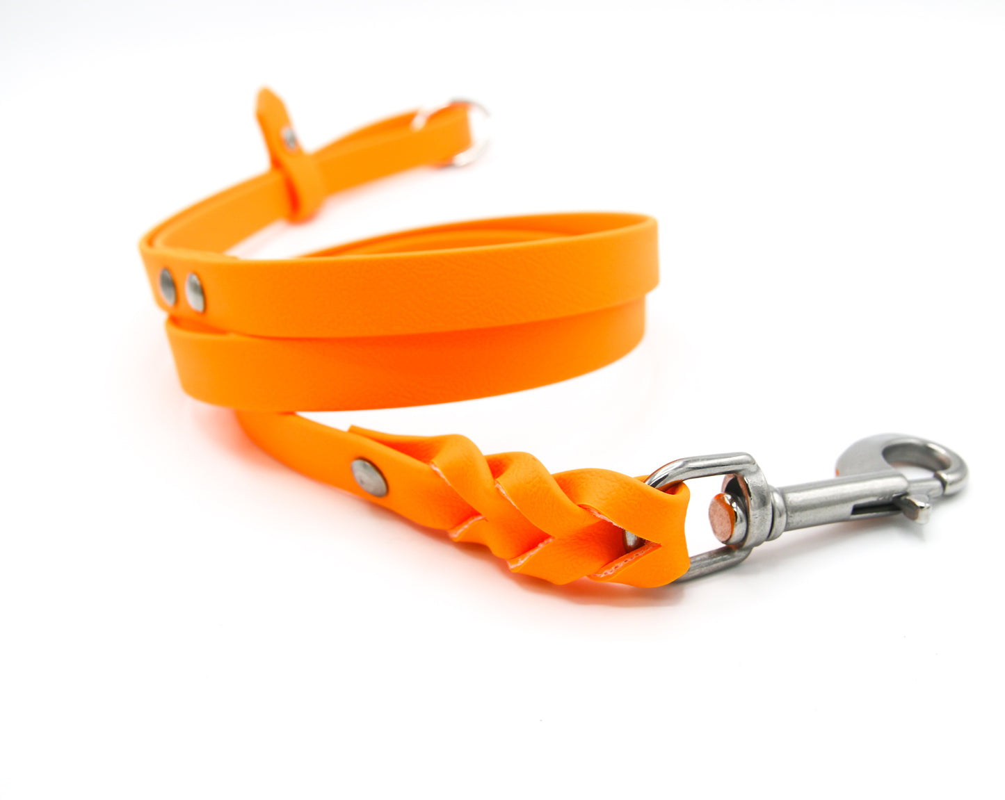 BioThane® Hundeleine für kleine Hunde | nicht verstellbar | geflochten | City-Leine