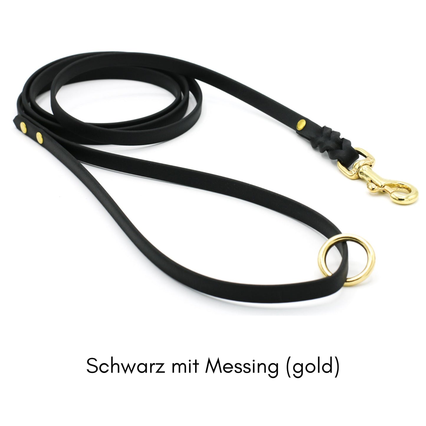 BioThane® Hundeleine für kleine Hunde | nicht verstellbar | geflochten | City-Leine