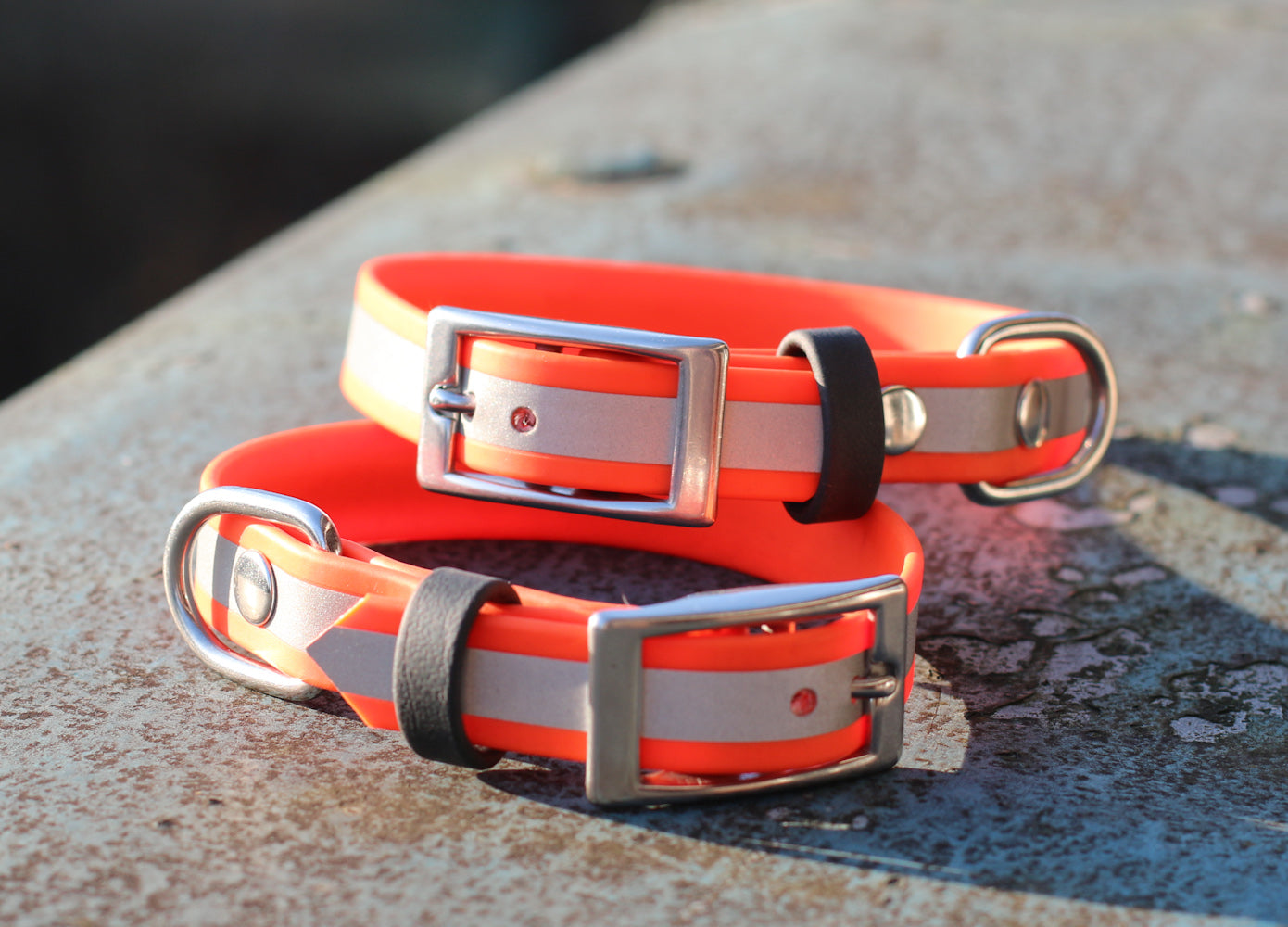 BioThane® Halsband reflektierend | Modell "Basic"