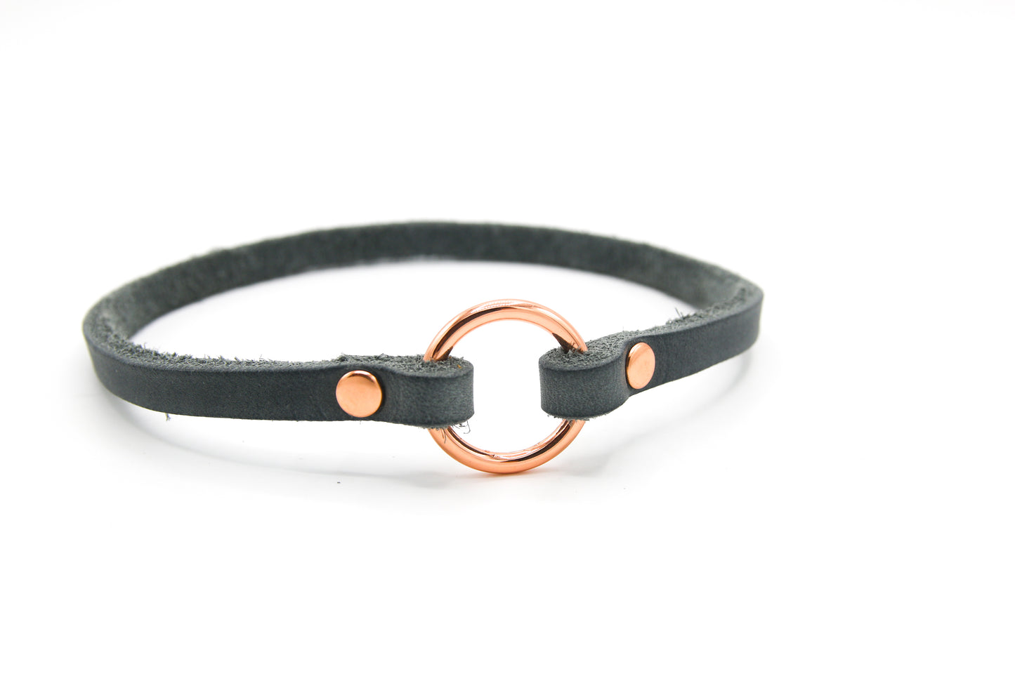 Fettleder Markenhalsband | Modell "Basic"