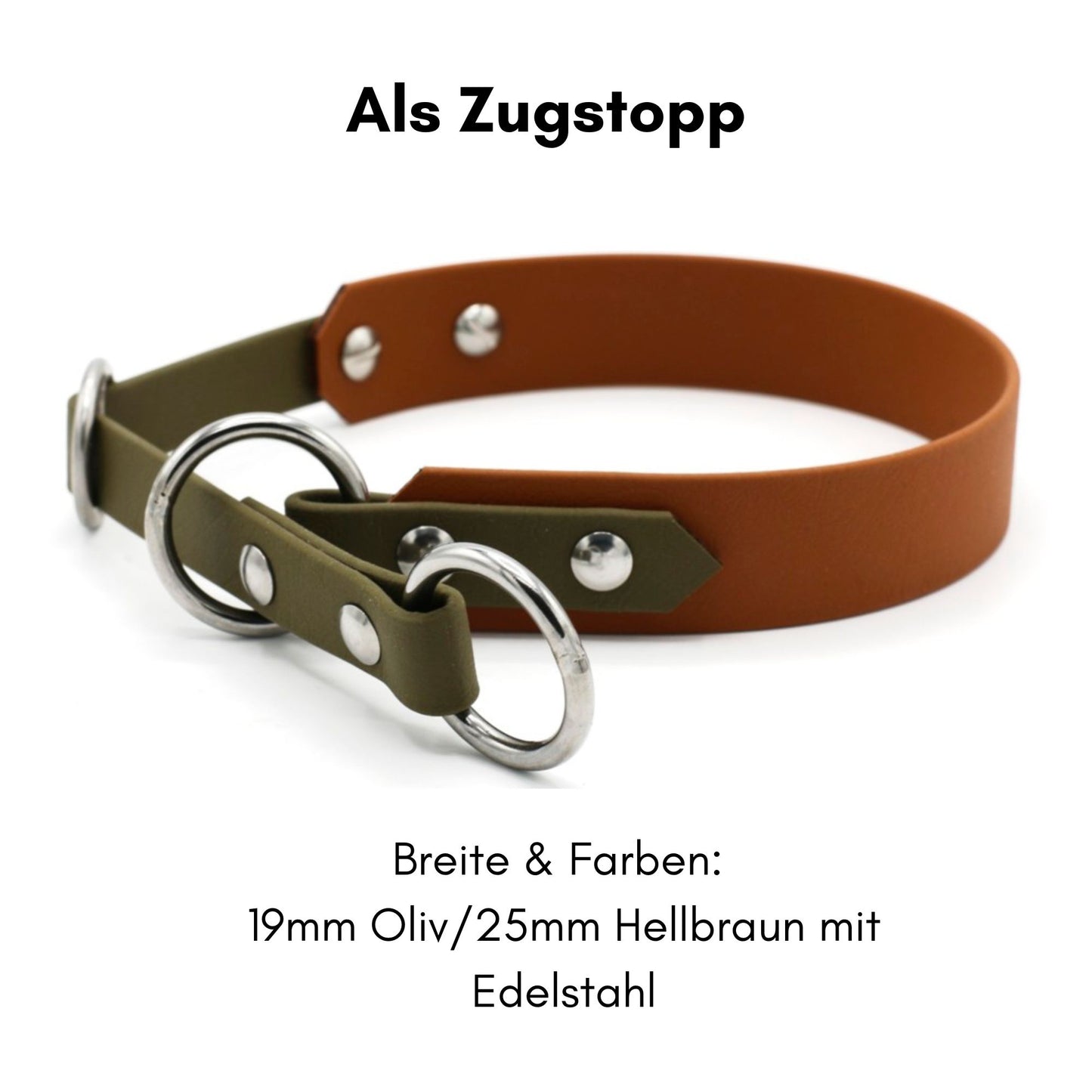 BioThane® Halsband zweifarbig | Modell "Blended"
