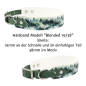 Preview: Extra breites BioThane Halsband mit Foggy Mountains Motiv