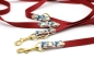 Preview: Biothane Hundeleine mit Christmas Village Motiv in der Hand
