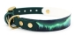 Preview: BioThane® Halsband - "Northern Lights" mit Dunkelgrün | Breite 19mm/25mm