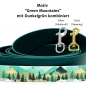 Preview: Green Mountains Motiv mit Dunkelgrün