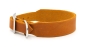 Preview: breites Lederhalsband Windhundhalsband in cognacbraun