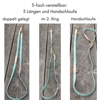 BioThane® Halsband "Christmas Village" | Breite: 19mm