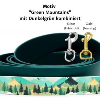 Green Mountains Motiv mit Dunkelgrün