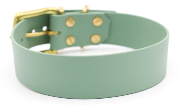 BioThane Halsband für große Hunde in Schwarz