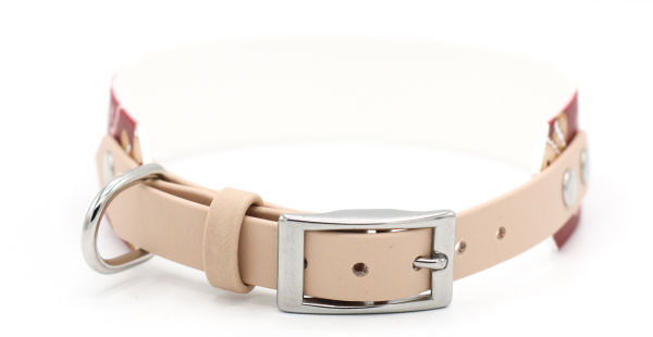 BioThane Halsband mit Motiv Gingerbread Man für Weihnachten