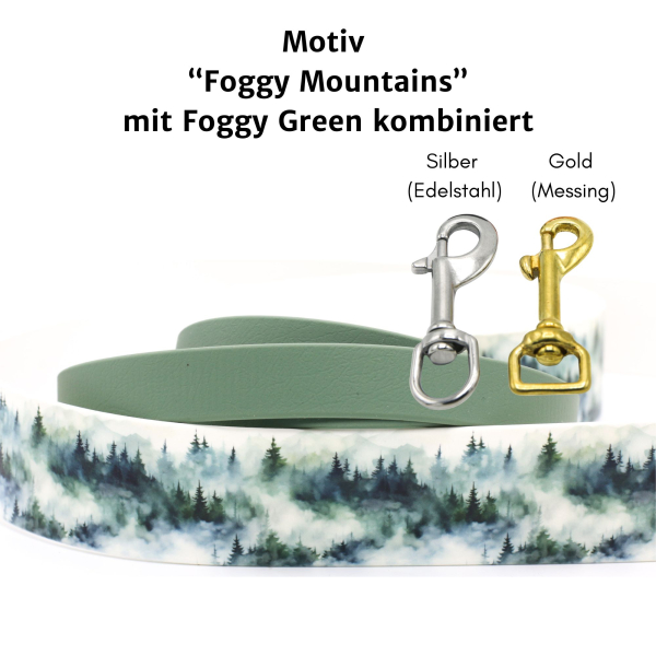 Foggy Mountains Motiv mit Foggy Green