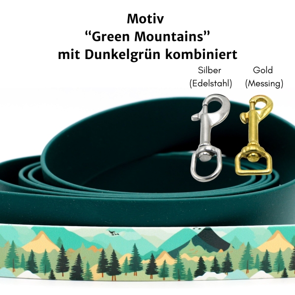 Green Mountains Motiv mit Dunkelgrün
