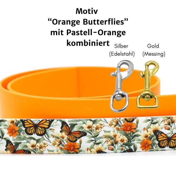 Orange Butterflies mit Pastell-Orange