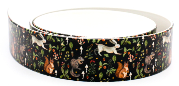 BioThane Halsband mit Forest Animals Motiv