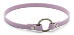 SOFORTKAUF: Leichtes Markenhalsband BioThane® | Pastell-Lila mit Edelstahl | Breite: 9mm | Kopfumfang: max. 41cm